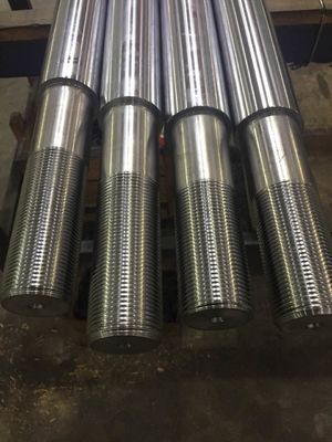 Độ cứng Giữa 50-55 độ Xét bề mặt / độ thô 0.2-0.4 Chrome Piston Rod Engineering Machinery